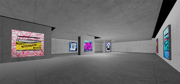 Virtual Art Gallery Exhibition of Digital Artworks, Zeitwarp