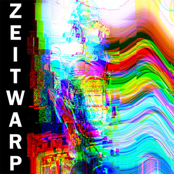 Glitched psychedelic robot DJ from Radio Zeitwarp